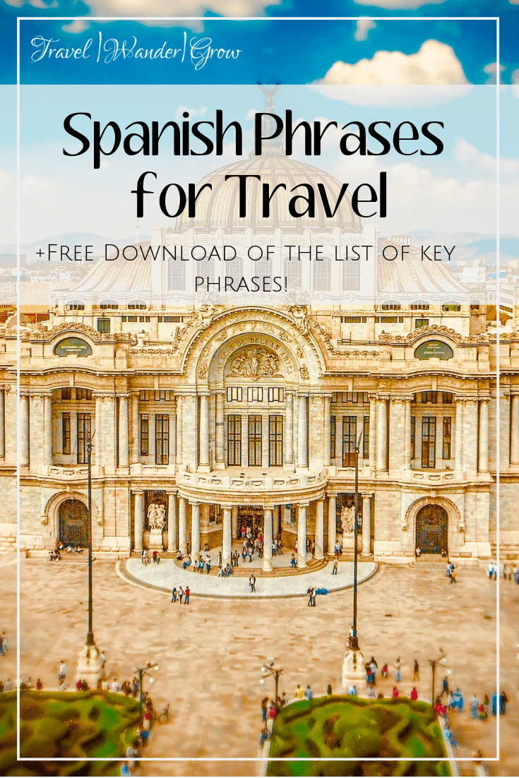 The Essential Spanish Phrases for Travel PDF