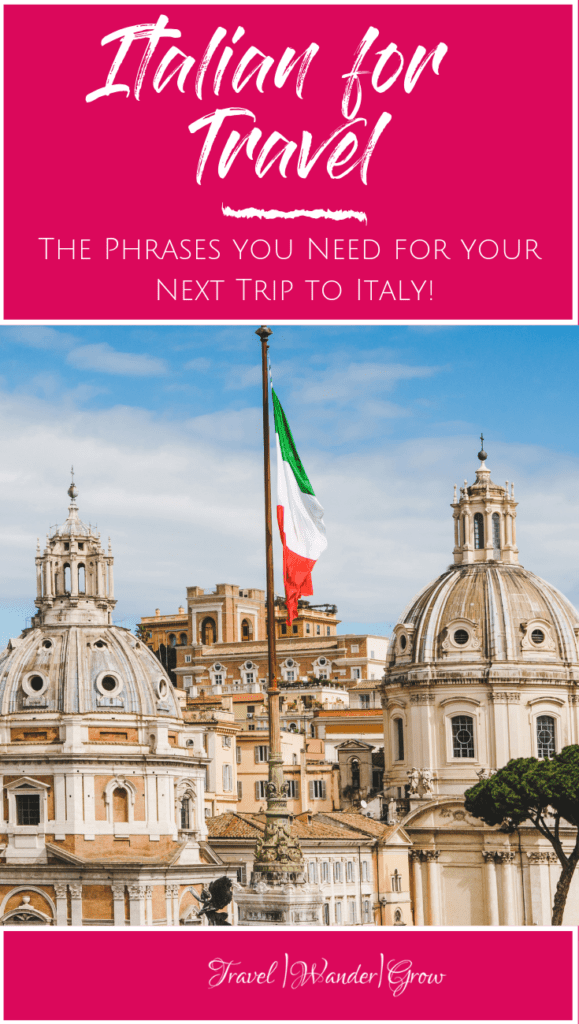 Italian is one of the most beautiful languages as it sounds almost like singing as it roles off the tongue. This guide provides a list of Italian phrases for travel that you can use on your next trip to the beautiful country of Italy. Get the best Italian language learning tips, plus this guide comes with a printable of all the Italian phrases you need to get around in Italy. #italianlanguagelearning