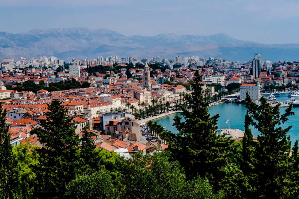 Split, Croatia from Marjan Hill