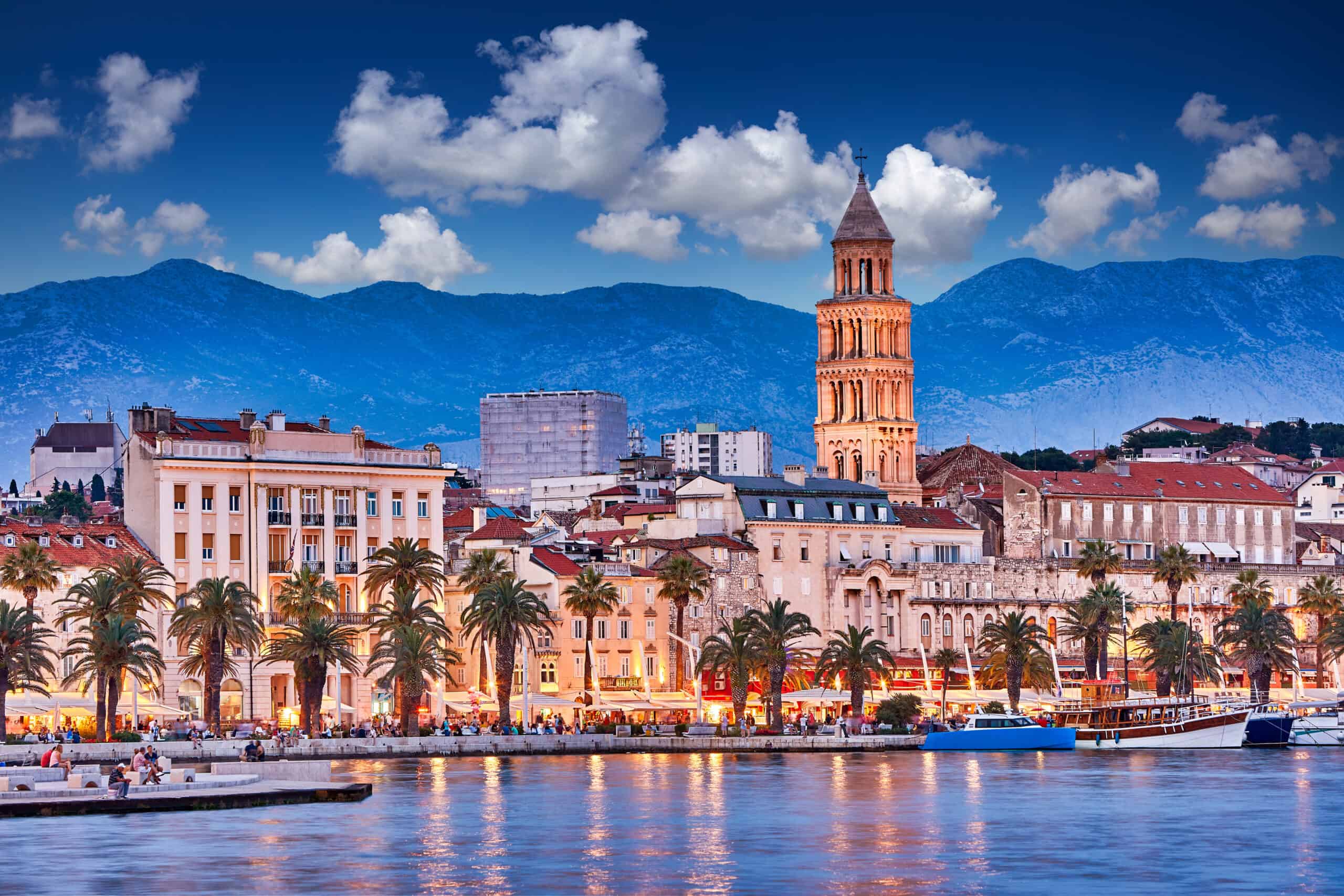 Split  Adriatic Coast, Roman Ruins & Mediterranean Climate