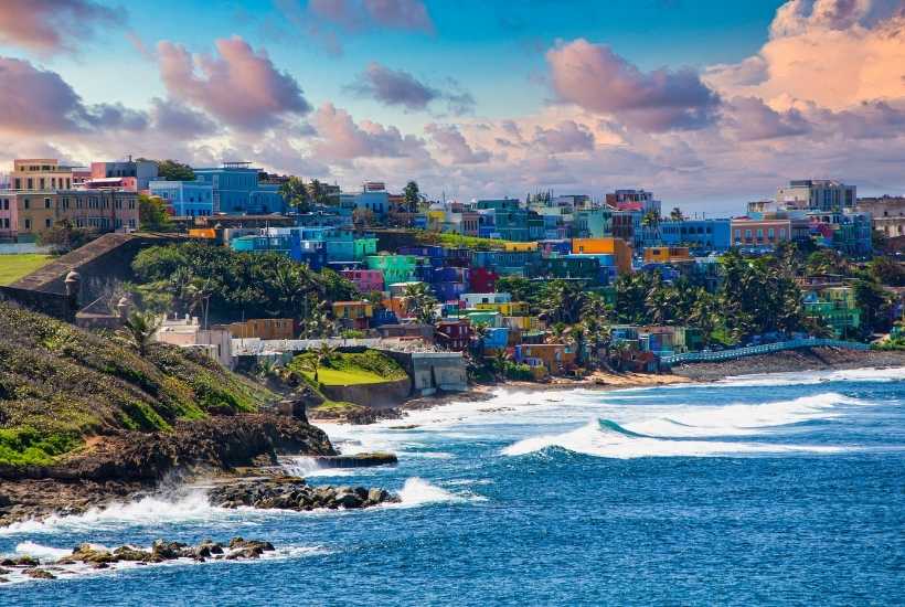 4 Day Puerto Rico Itinerary. Picture of the coast in Puerto Rico.
