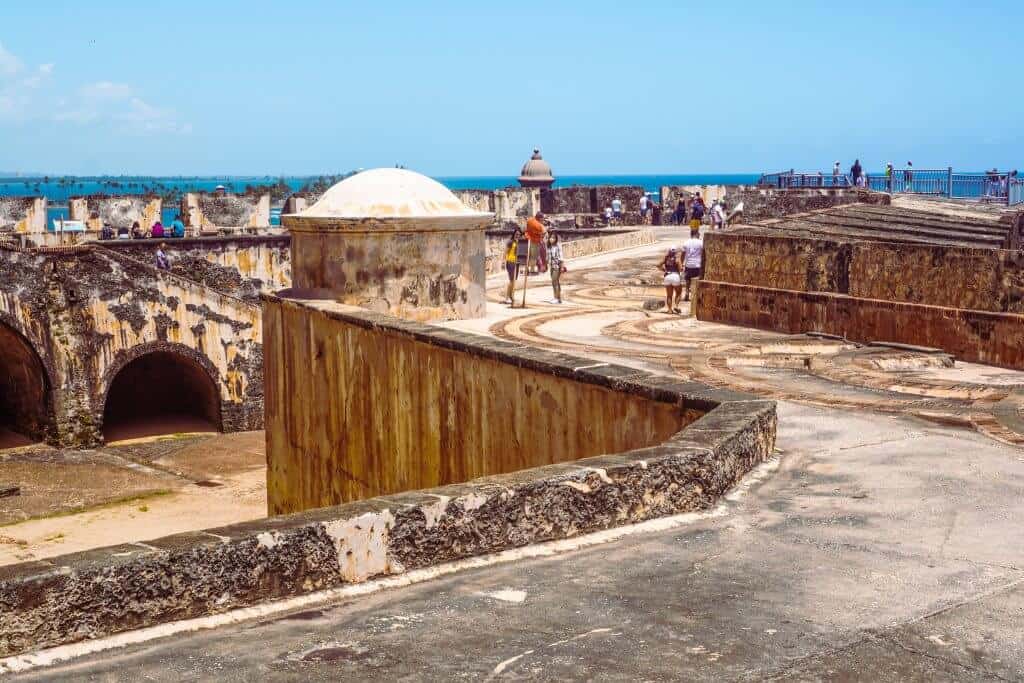 Image of El Morro and the Atlantic Ocean beyond it