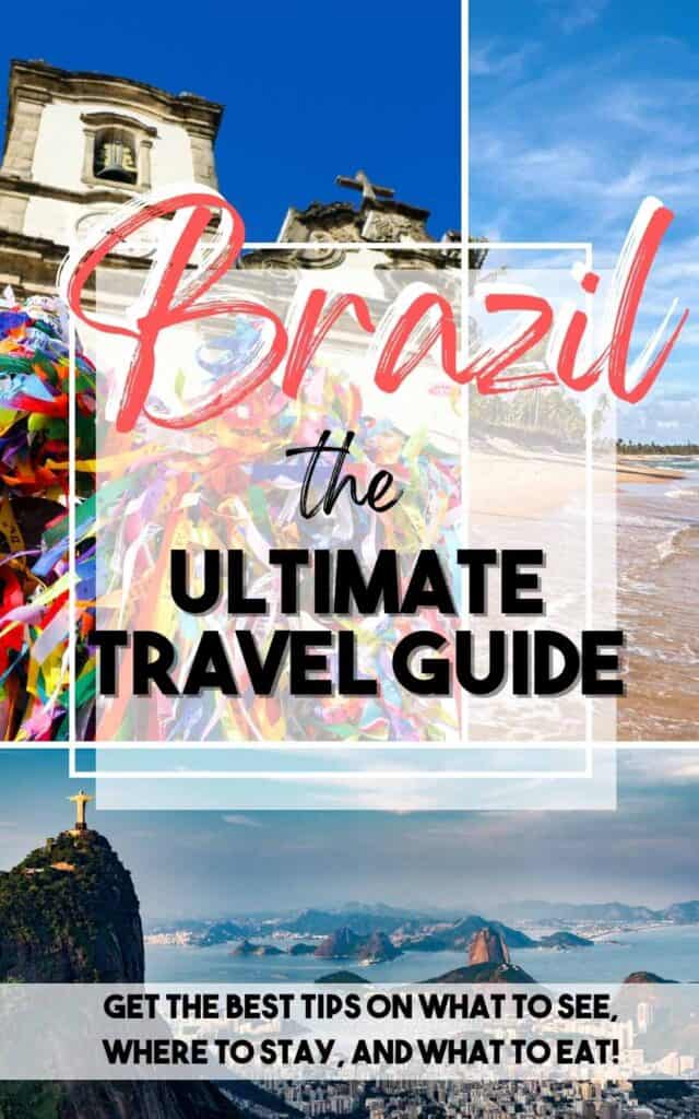 The Best Brazil Travel Guide. This guide will give you the best travel tips for Brazil, and tell you what to see, what to do, and where to stay in this wonderful country. Explore Rio, Salvador, and Praia Do Forte in Bahia. See wildlife, swim at beautiful beaches, and experience amazing cities. #travelbrazil #travelrio #travelsalvador