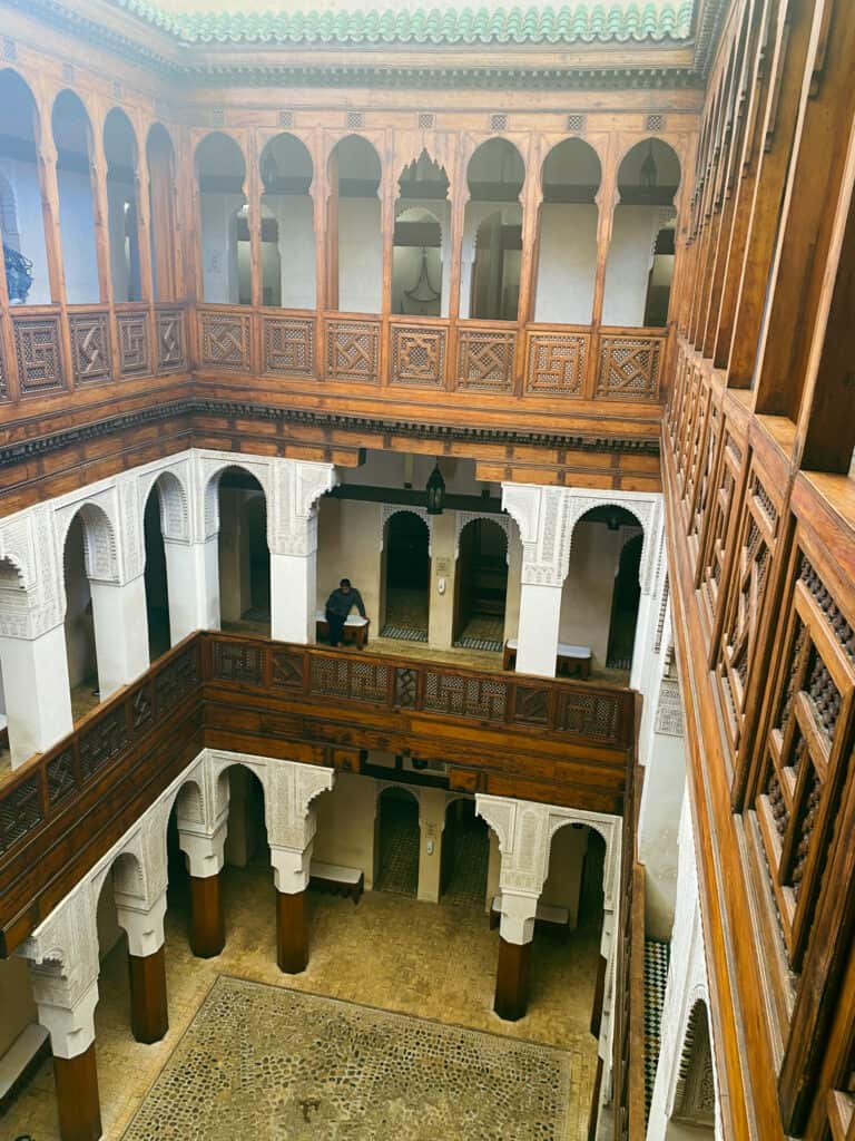 Interior of Funduq al-Najjrin