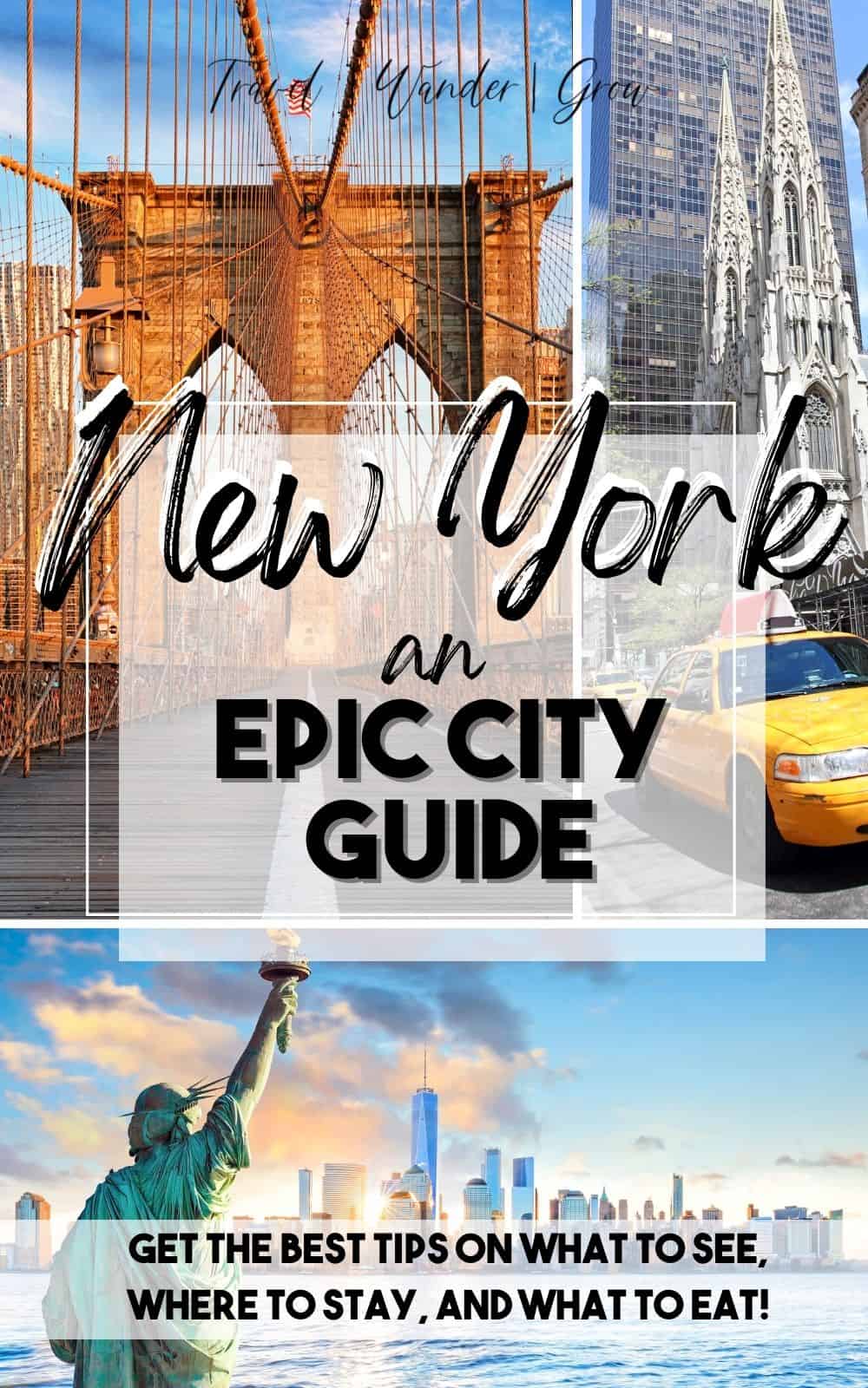 Planning a quick trip to New York? This New York travel guide will provide details on the BEST things to do in in the city, as well as provide details on what to know before you go and what to eat. All is wrapped into a nice 4-day itinerary too! #newyorktravel #newyorktraveltips