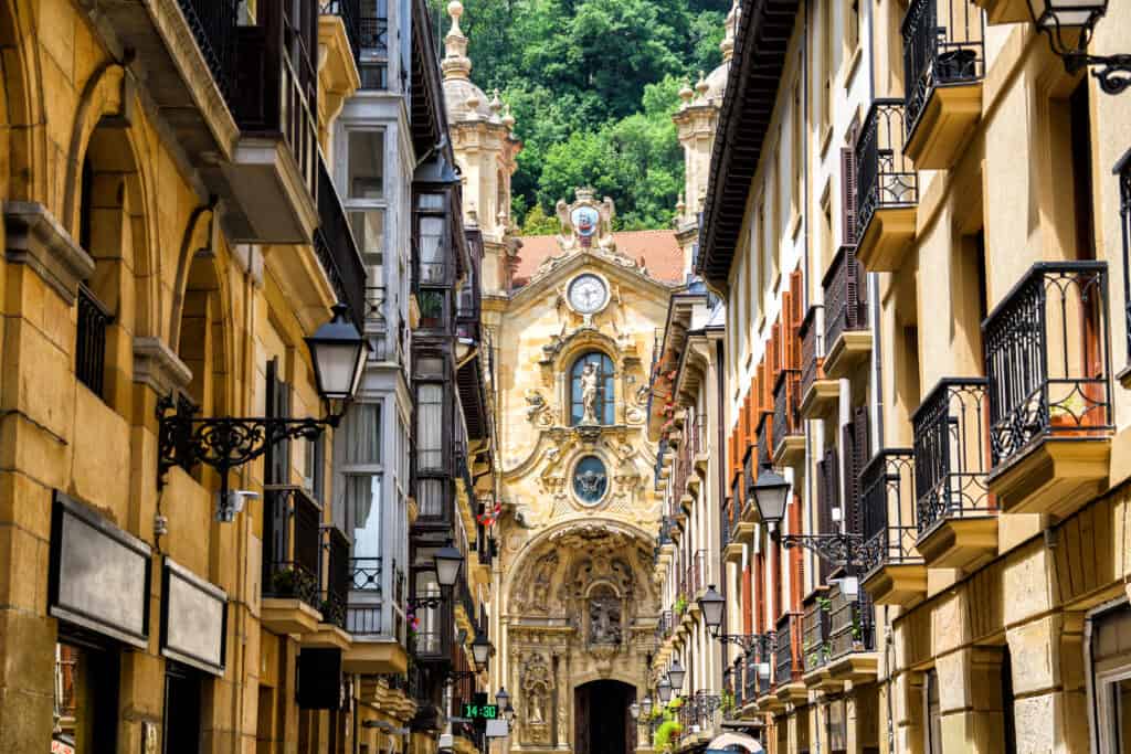 Parte Vieja in Bilbao Spain
