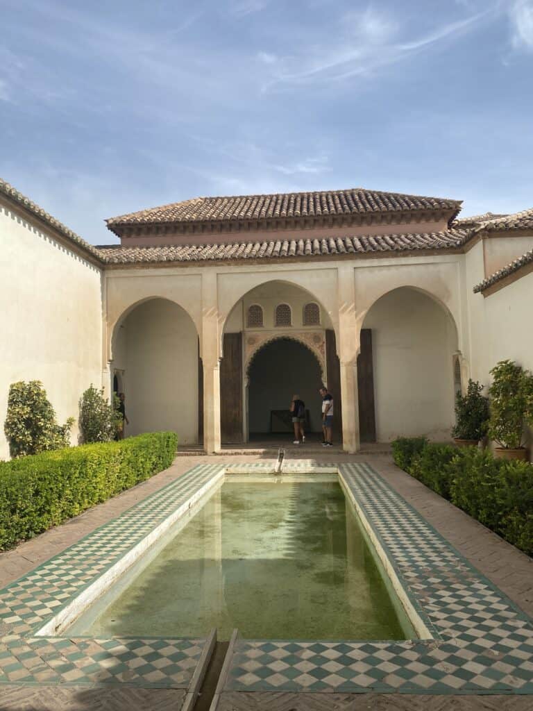 Atrium pool in the Alcazaba