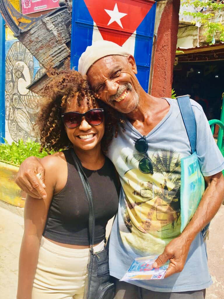 Local Cuban man with Black woman