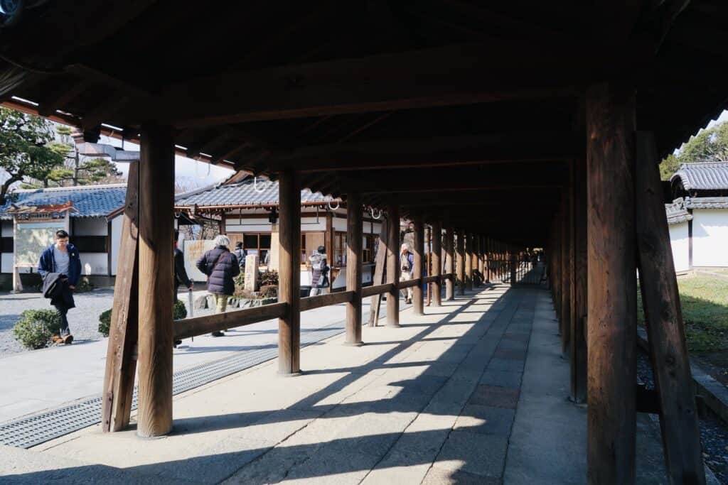 The Zen Tokufuji Temple portico