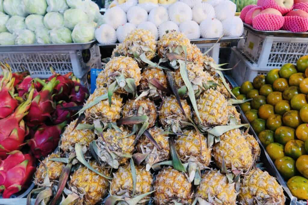 Fruit from the market in Chiang Mai