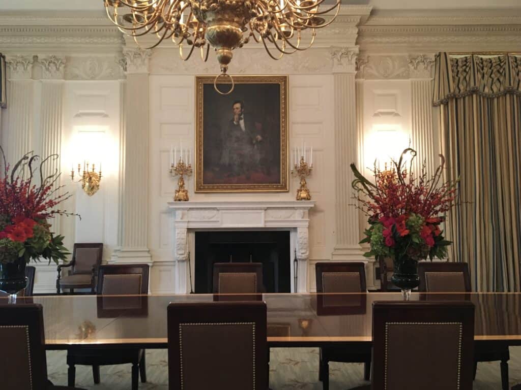 Dinner Table at White House